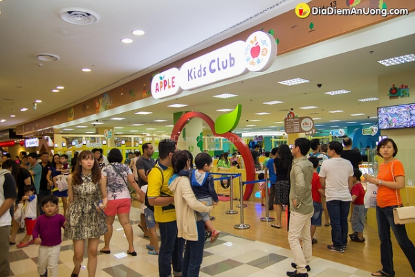 Khu vui chơi trẻ em ở VivoCity – điểm đến mới mẻ cho bé vào cuối tuần.