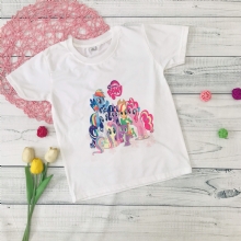 Áo thun in hình Pony dễ thương cho bé gái