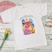 Áo thun in hình Công chúa cho bé gái