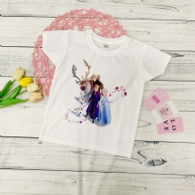 Áo thun Elsa và Anna dễ thương cho bé gái