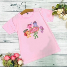 Áo thun hồng in hình Care Bears cho bé gái