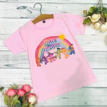Áo thun hồng in hình Care Bears cho bé gái
