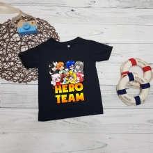 Áo thun in decal Hero Team