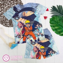 Bộ thun lạnh Naruto cho bé trai