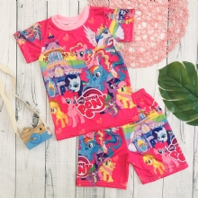 Bộ thun pony cho bé gái