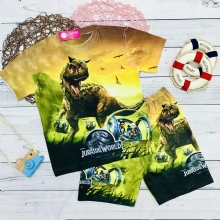 Bộ thun lạnh in hình Godzilla