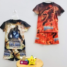 Bộ thun lạnh King Kong cho bé trai