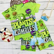Bộ thun lạnh Plan vs zombie