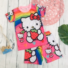 Bộ thun Kitty cho bé gái