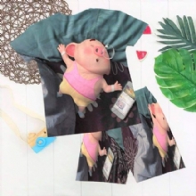 Bộ thun lạnh Bé Heo tiktok
