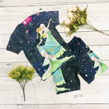 Bộ ngắn thun lạnh Elsa xinh xắn