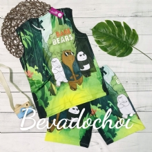 Bộ Sát nách 3 chú gấu 1