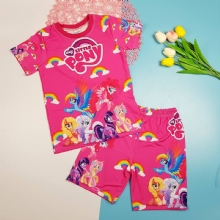 Bộ thun pony cho bé gái _Mẫu B