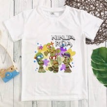 Áo thun in hình Ninja Rùa