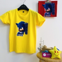 Áo thun màu Sonic cho bé trai
