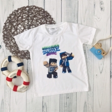 Áo thun Minecraft cho bé trai