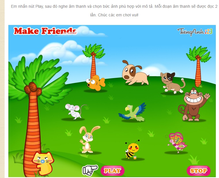 Chơi game để học tiếng Anh 